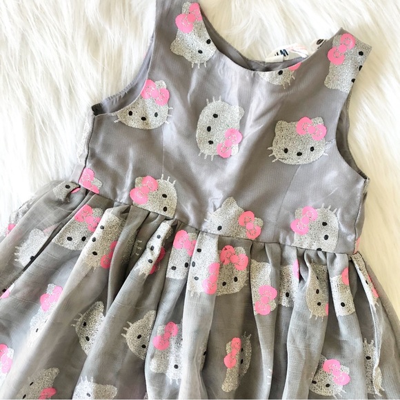 2-3T Girls Dressy Hello Kitty Dress - Picture 2 of 2